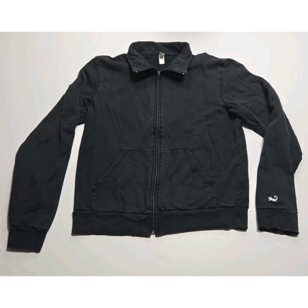 Vintage SOBE American Apparel Jacket Large Full Zip Embroidered Made In America
